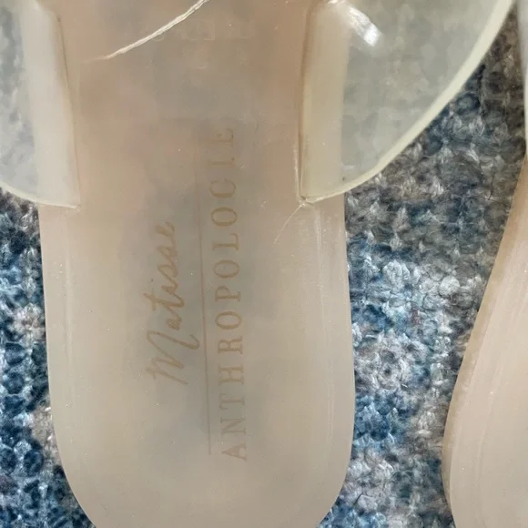 Anthropologie Matisse Jelly Slide Sandals in ballerina pink. - Picture 5 of 6